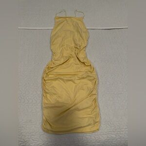 Fashion Nova Light Yellow Dress